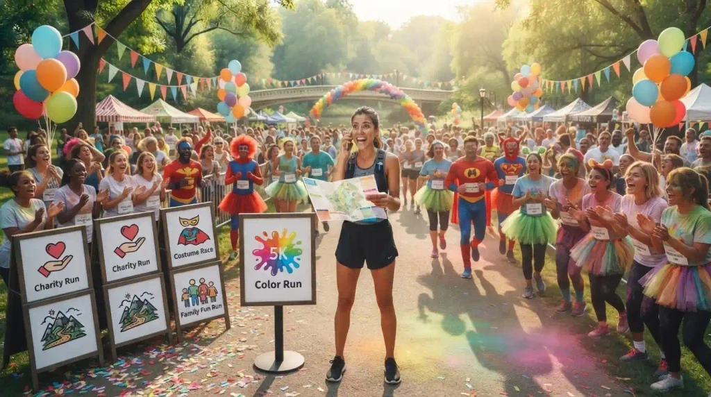 Comparison of Top Fun 5k Race Categories