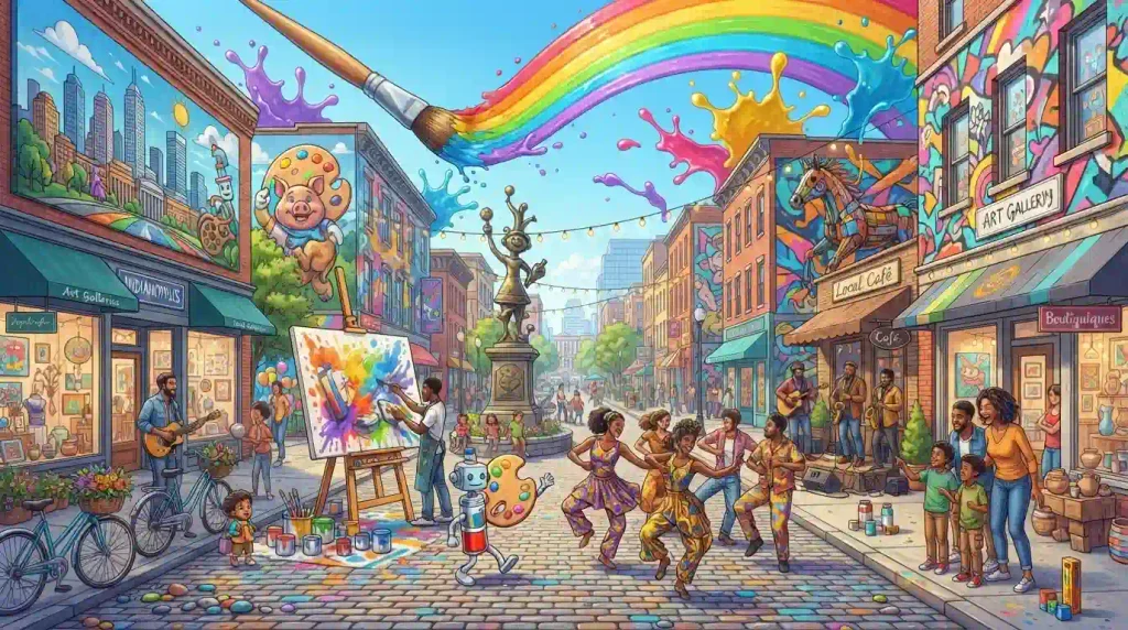 Creative Arts and Vibrant Cultural Neighborhoods