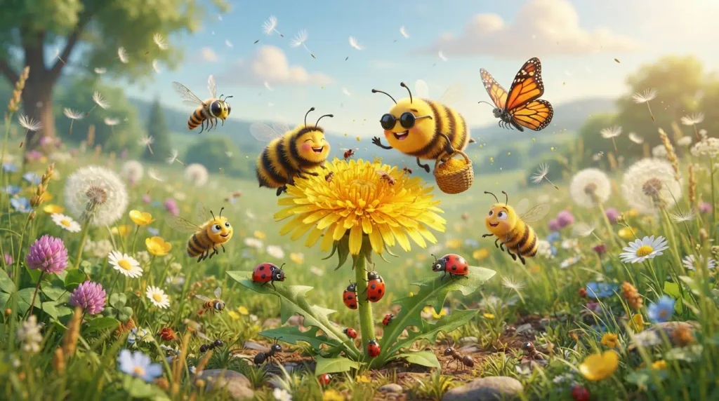 Dandelion Fun Facts: Why Bees and Bugs Need Them