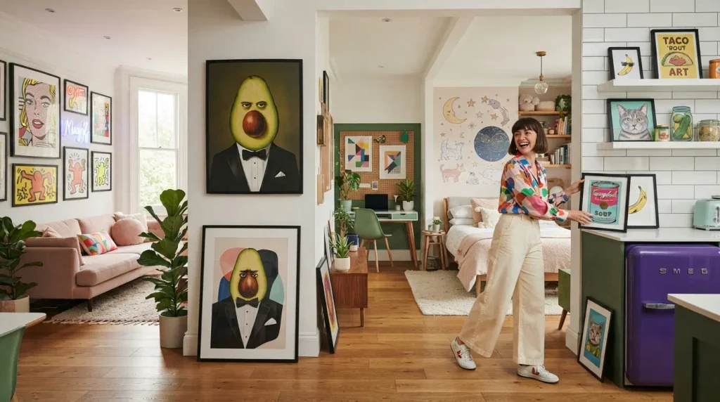 How to Choose the Right Fun Art Prints for Every Room