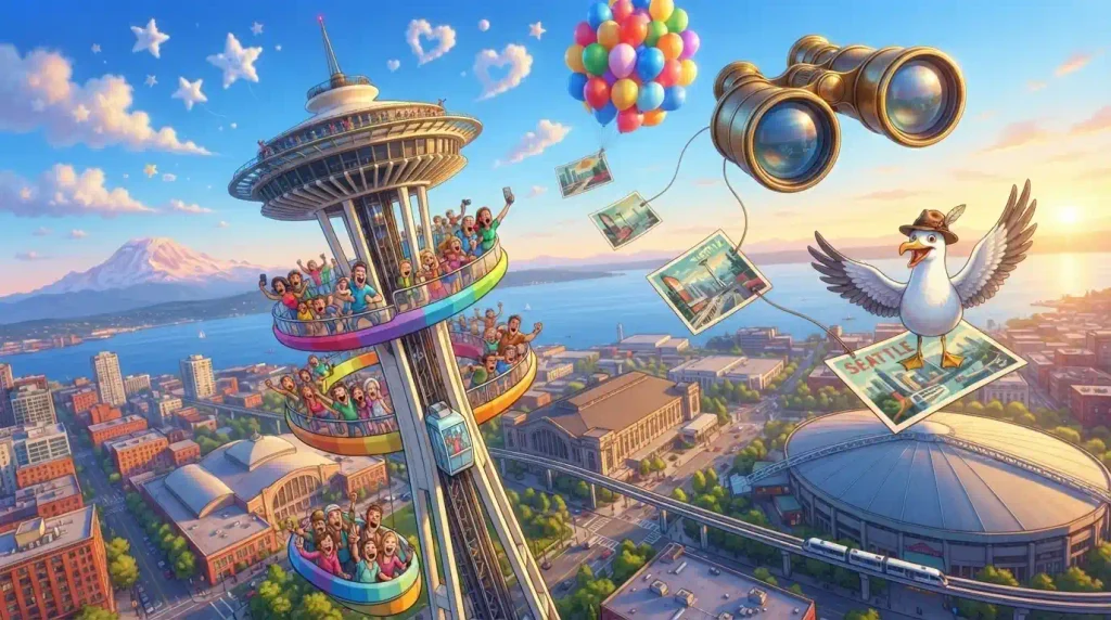 Iconic Landmarks and High-Flying Views at Seattle Center
