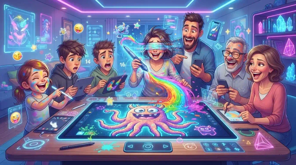 Modern Digital Art Games and Interactive Apps