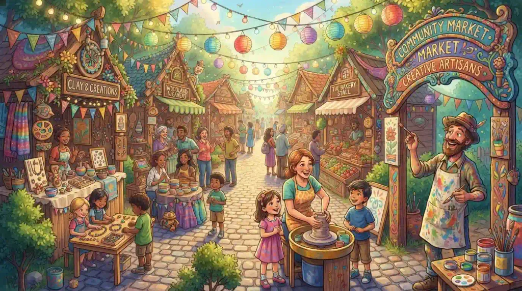 Artisans, Vendors, and Community Booths