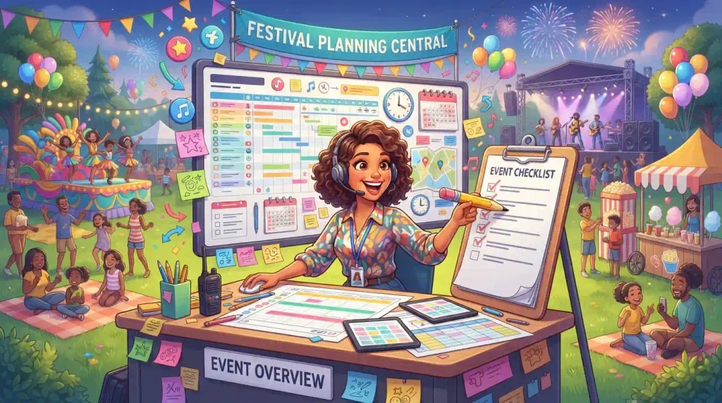 Complete Event Overview and Planning Table