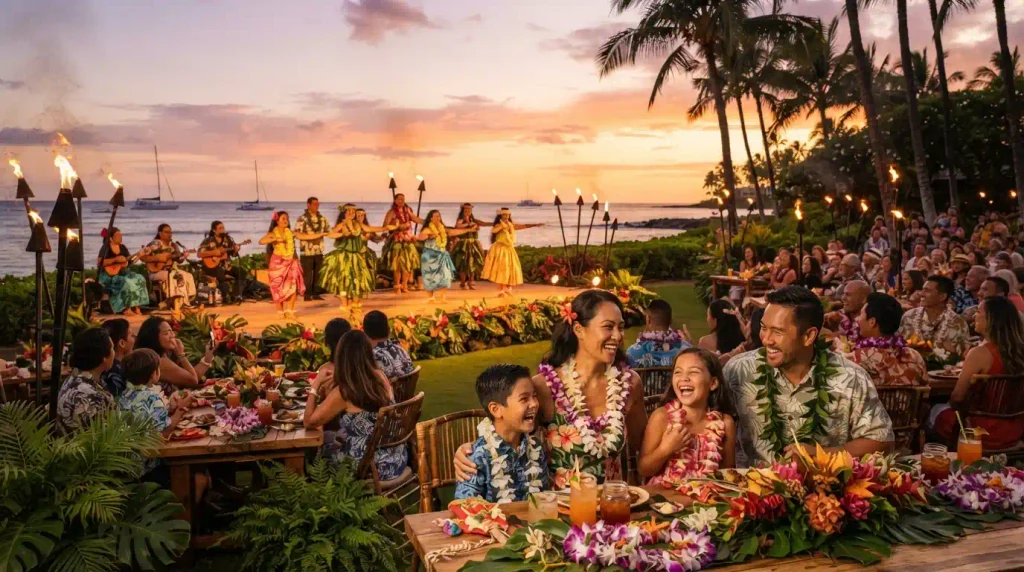 Cultural Celebrations and Evening Luau Shows