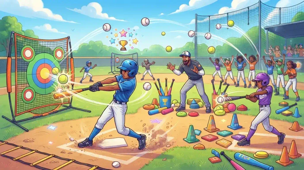 Dynamic Hitting Games That Build Barrel Control