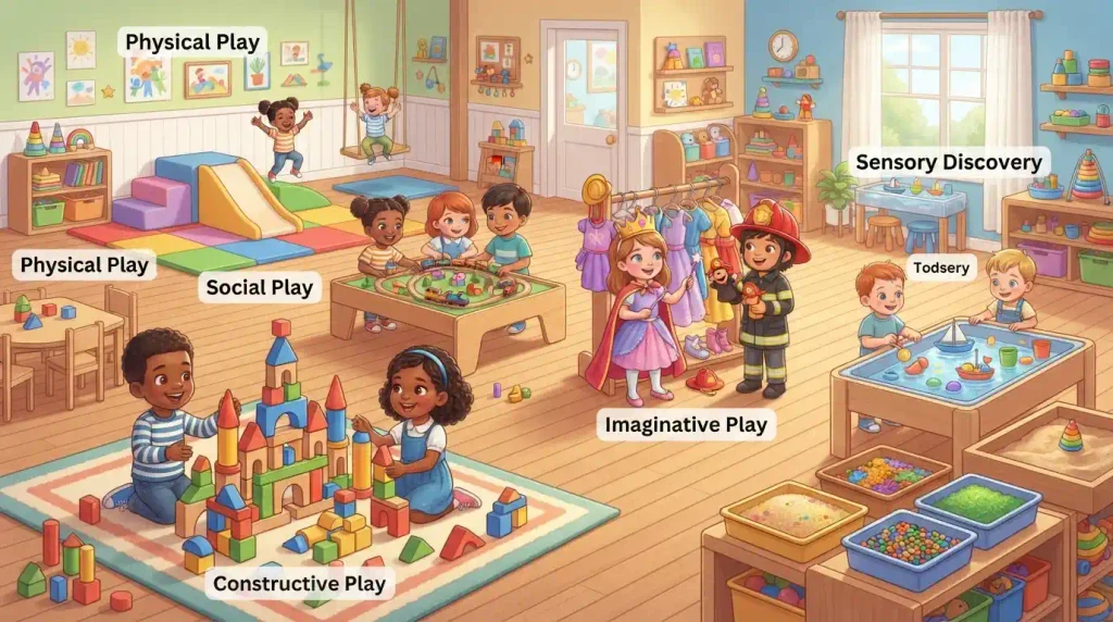 Essential Early Play Categories Comparison
