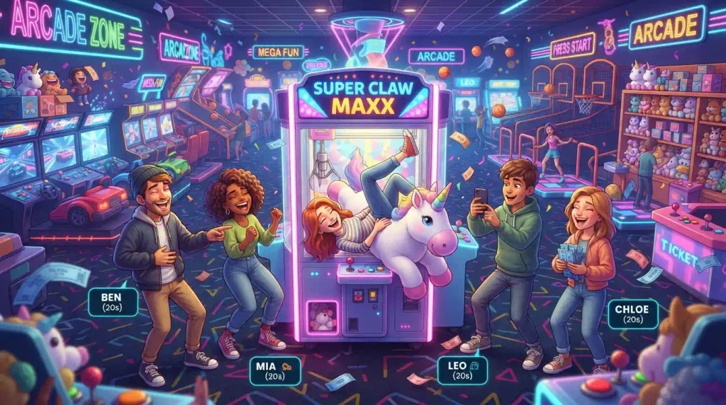 Exploring the Mega Arcade Zone