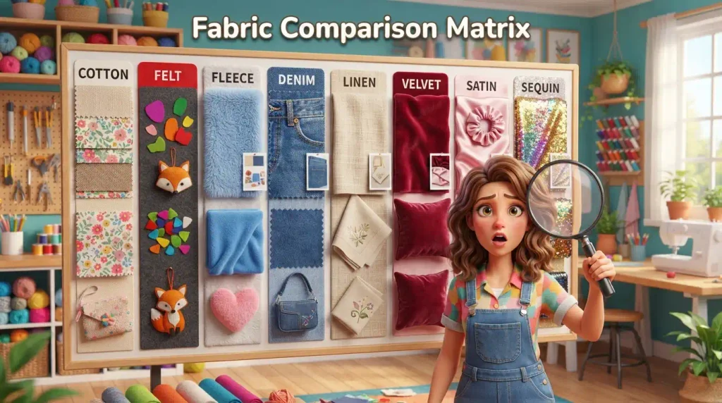 Fabric Comparison Matrix for Crafters