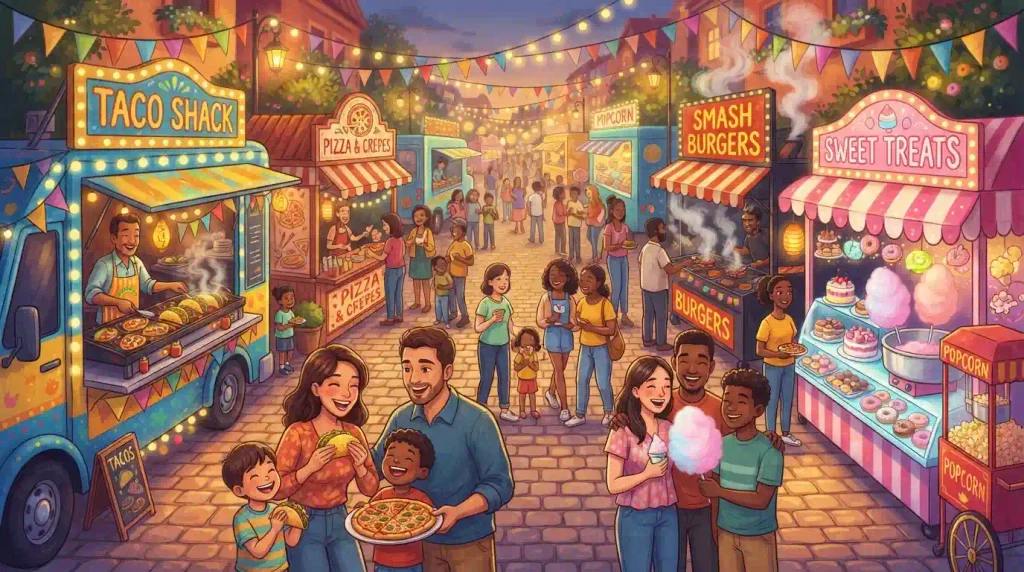 Food Vendors and Culinary Delights