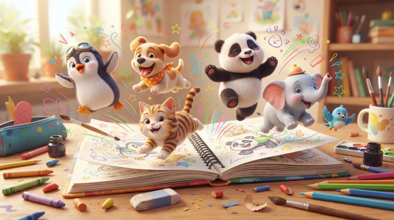 Fun Animal Drawings