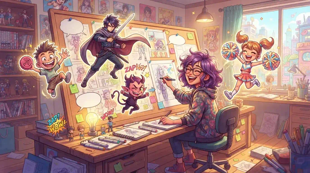 Fun Anime Characters: Creative Writing Magic