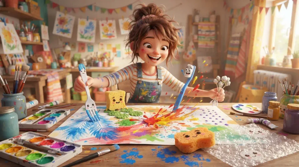 Fun Art Ideas: Creative Household Painting Techniques