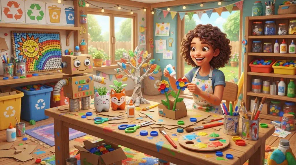 Fun Art Ideas: Creative Recycled Material Projects
