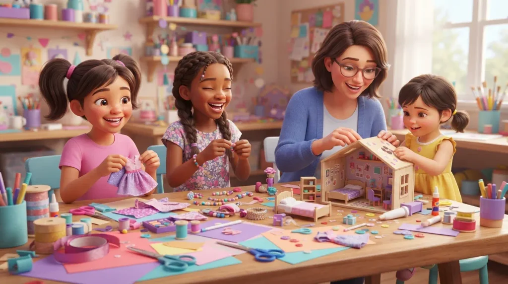 Fun Barbie Crafts for Creative Family Time
