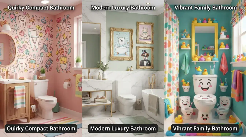 Fun Bathroom Art for Every Bathroom Style