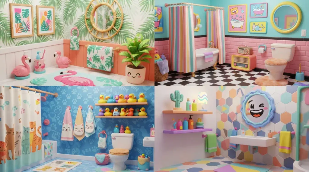 Fun Bathroom Decor Styles for Playful Spaces