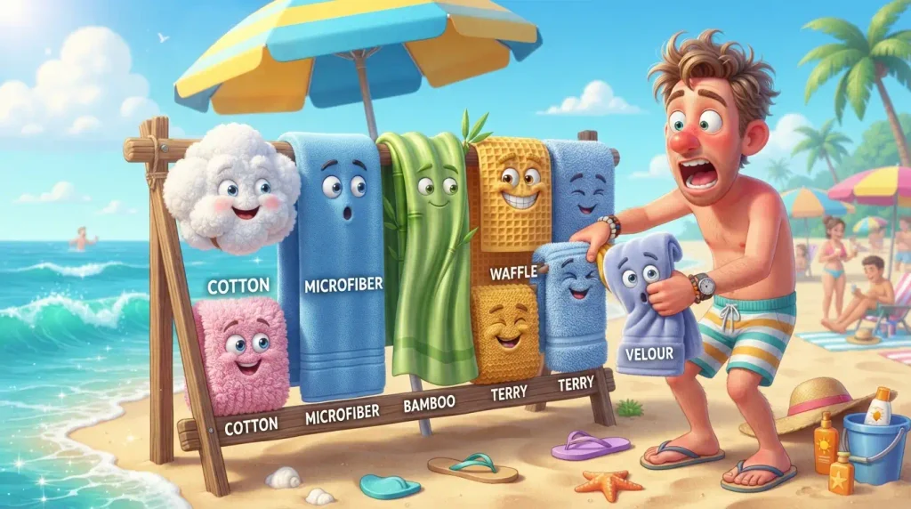 Fun Beach Towels Fabric Types and Weaves