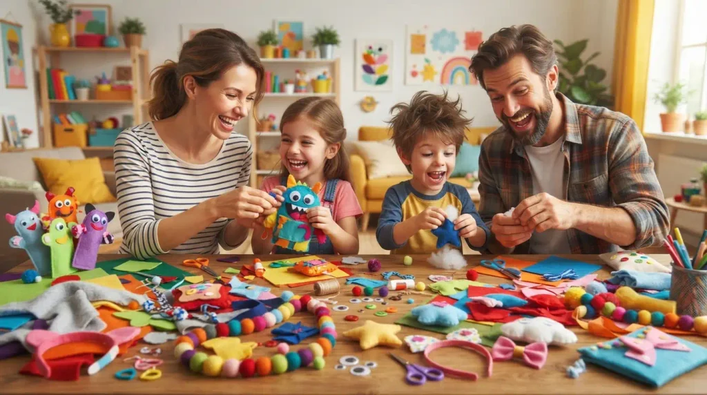 No-Sew Crafts for Fast Family Entertainment