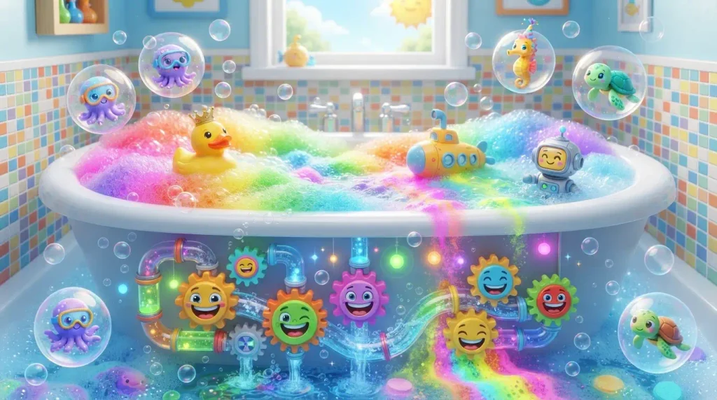 Sensory Bubbles, Color Tablets, and Glowing Lights