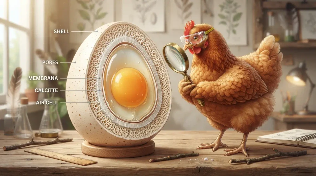 The Amazing Architecture of an Eggshell