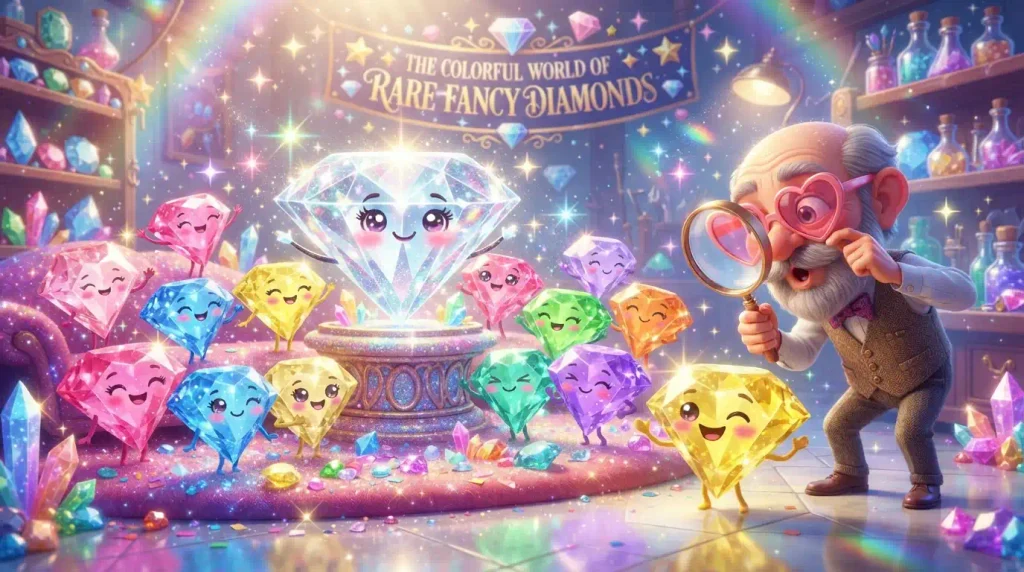 The Colorful World of Rare Fancy Diamonds