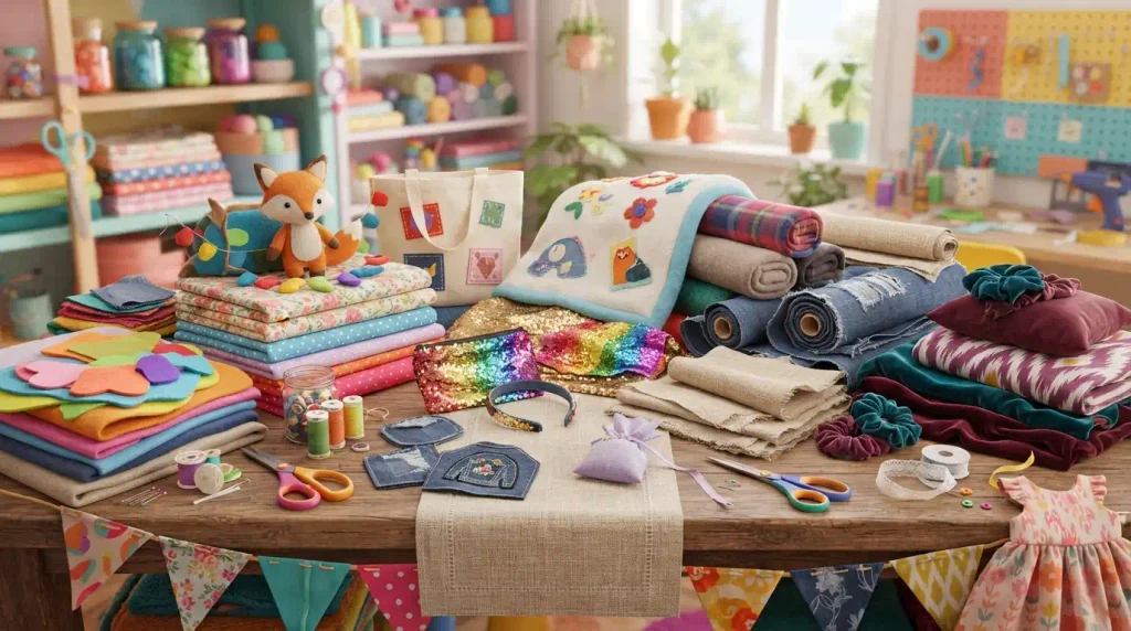 Top Fabric Types for Fun Crafts and DIY Projects