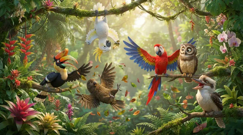 Fun Birds Around the World