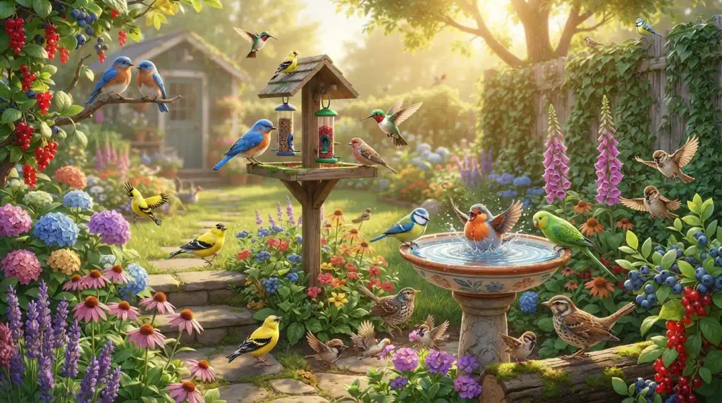 Fun Birds In Your Backyard Garden